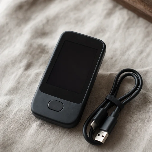 Wallet hardware con schermo spento